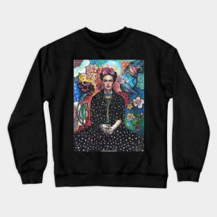 Frida Kahlo portrait - 2 Crewneck Sweatshirt